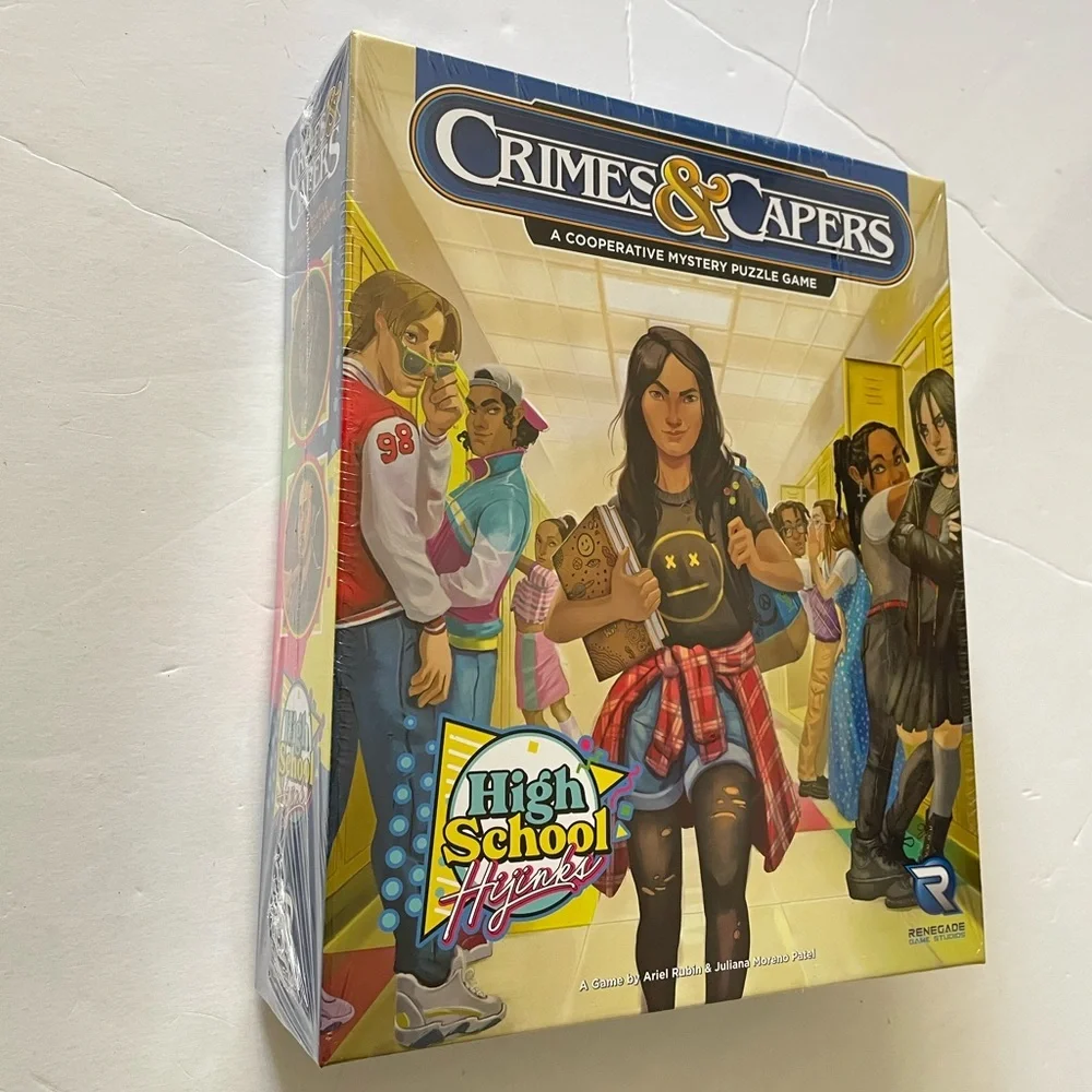 Crimes & Capers: High School Hijinks Board Game, NEW